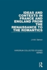 Ideas and Contexts in France and England from the Renaissance to the Romantics - Book