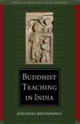 Buddhist Teaching in India - eBook