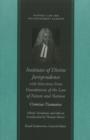 Institutes of Divine Jurisprudence, with Selections from Foundations of the Law of Nature & Nations - Book