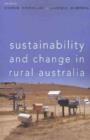 Sustainability and change in rural Australia - Book