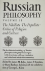 Russian Philosophy, Volume 2 : Nihilists, Populists - Book