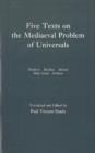 Five Texts on the Mediaeval Problem of Universals : Porphyry, Boethius, Abelard, Duns Scotus, Ockham - Book