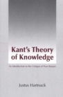 Kant's Theory of Knowledge : An Introduction to the Critique of Pure Reason - Book