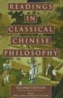 Readings in Classical Chinese Philosophy : 2nd Edition - Book