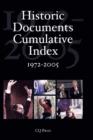 Historic Documents Cumulative Index : 1972-2005 - Book