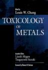 Toxicology of Metals, Volume I - Book