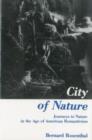 City Of Nature : Journeys to Nature in the Age of American Romanticism - Book