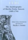 Clio : The Autobiography of Martha Fowke Sansom (1689-1736) - Book