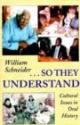 So They Understand - Book