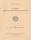 Studies in Archaic Corinthian Vase Painting - Book