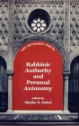 Rabbinic Authority and Personal Autonomy - Book