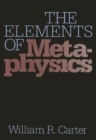 Elements Of Metaphysics - Book