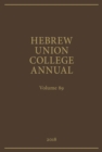 Hebrew Union College Annual Volume 89 (2018) - eBook