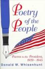 Poetry of the People : Poems to the President, 1929-1945 - Book