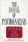 The Annual of Psychoanalysis, V. 21 - Book