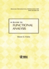 A Guide to Functional Analysis - Book
