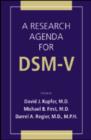 A Research Agenda For DSM V - Book
