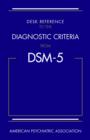 Desk Reference to the Diagnostic Criteria From DSM-5 (R) - Book