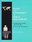 Water and Water Policy - Book