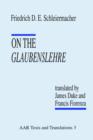 On the Glaubenslehre : Two Letters to Dr. Lucke - Book
