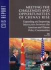 Meeting the Challenges and Opportunities of China's Rise : Expanding and Improving Interaction between the American and Chinese - Book