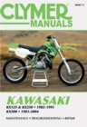 Kawasaki KX125/250 (1982-1991) & KX500 (1983-2004) Motorcycle Service Repair Manual - Book