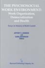 The Psychosocial Work Environment : Work Organization, Democratization, and Health : Essays in Memory of Bertil Gardell - Book