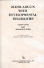 Older Adults with Developmental Disabilities - Book
