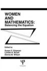 Women and Mathematics : Balancing the Equation - Book