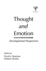 Thought and Emotion : Developmental Perspectives - Book