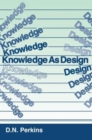 Knowledge As Design - Book