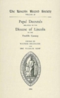 Papal Decretals relating to the Diocese of Lincoln in the 12th Century - Book