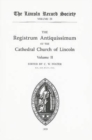 Registrum Antiquissimum of the Cathedral Church of Lincoln [2] - Book