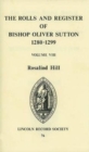 Rolls and Register of Bishop Oliver Sutton 1280-1299 [VIII] - Book