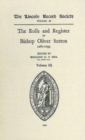 Rolls and Register of Bishop Oliver Sutton 1280-1299 [III] - Book