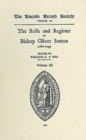 Rolls and Register of Bishop Oliver Sutton 1280-1299 [IV] - Book