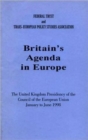 Britain's Agenda in Europe - Book