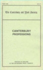 Canterbury Professions - Book