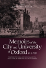 Memoirs of the City and University of Oxford in 1738 : Together with Poems, Odd Lines, Fragments & Small Scraps, by `Shepilinda' (Elizabeth Sheppard) - Book