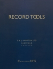 Record Tools: No. 15 : Reprint of Catalogue No.15 of 1938. With a Guide for Plane Collectors - Book