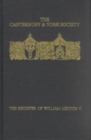 The Register of William Melton, Archbishop of York, 1317-1340, V - Book
