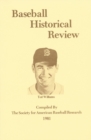 Baseball Historical Review - Book