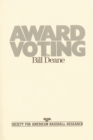 Award Voting - Book