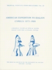 The American Expedition to Idalion, Cyprus 1973-1980 - Book