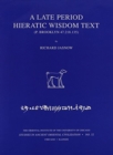 A Late Period Hieratic Wisdom Text (P. Brooklyn 47.218.135) - Book