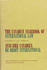 The Canadian Yearbook of International Law, Vol 03, 1965 - Book