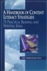 A Handbook of Content Literacy Strategies : 75 Practical Reading and Writing Ideas - Book