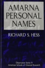 Amarna Personal Names - Book