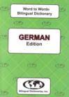 English-German & German-English Word-to-Word Dictionary - Book