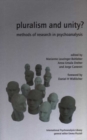 Pluralism and Unity? : Methods of Research in Psychoanalysis - Book